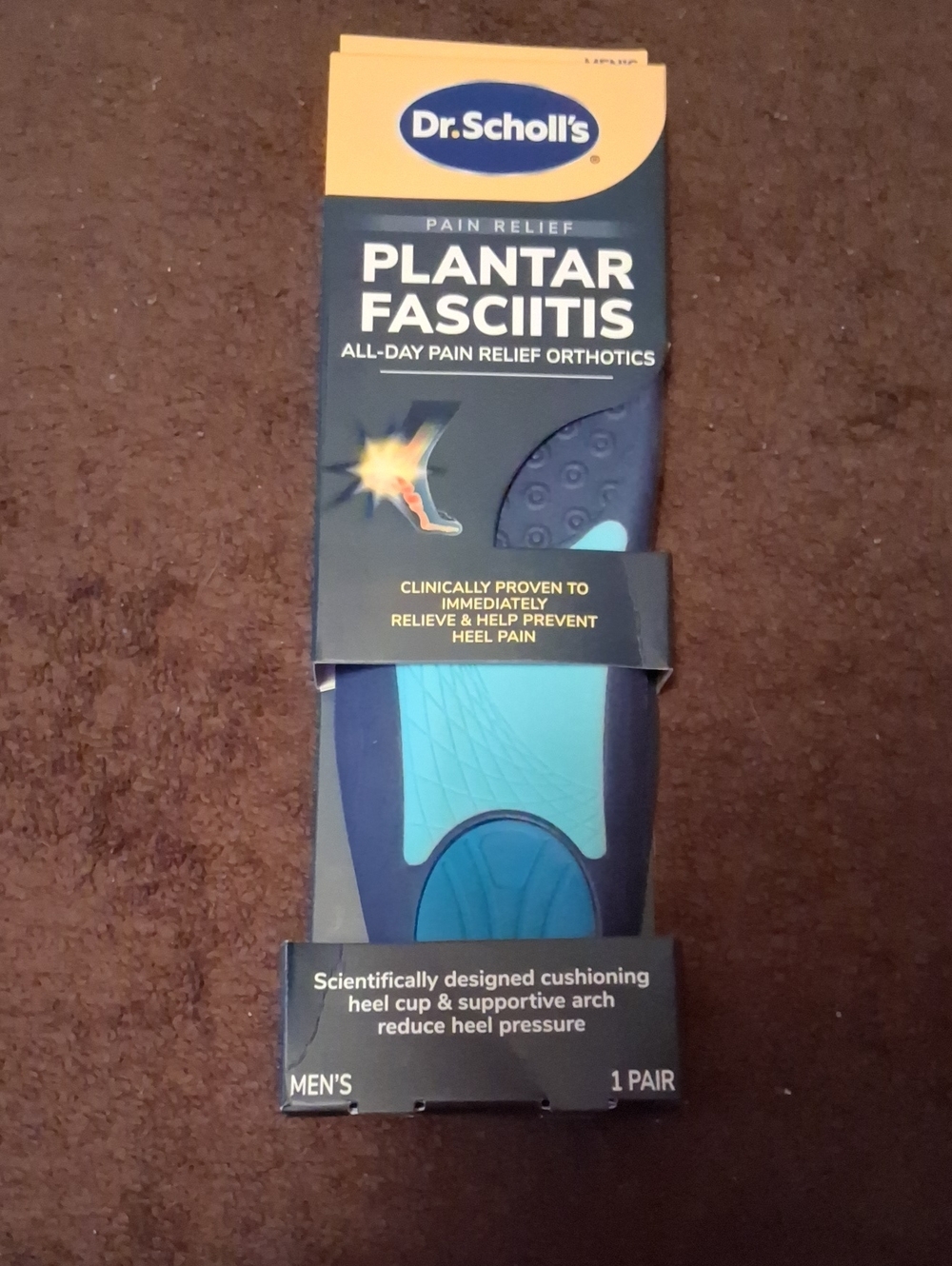 Dr. Scholl's Men's Plantar Fasciitis Orthotics